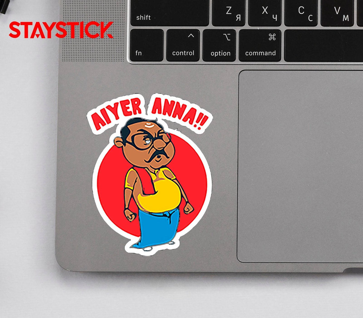 Aiyer anna funny cartoon sticker Premium Vinyl Sticker
