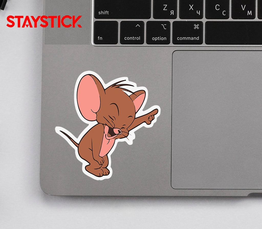 JERRY CARTOON STICKER Premium Vinyl Sticker