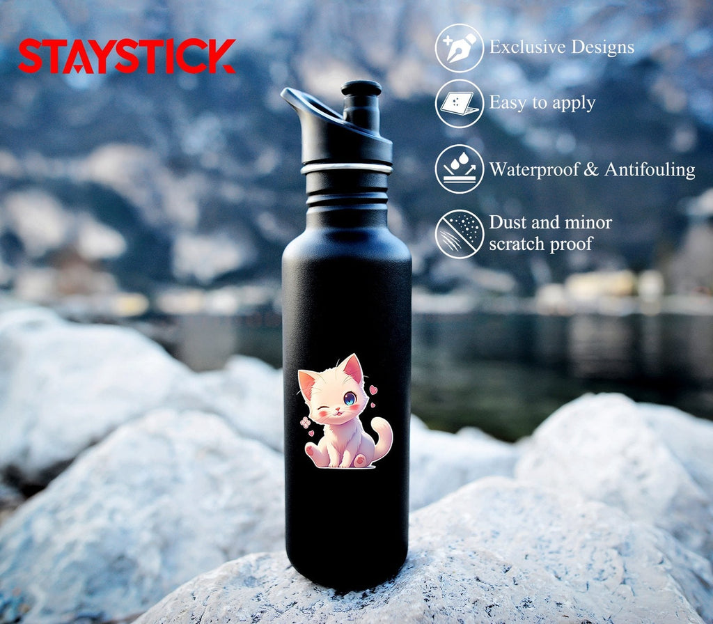 Cute Cat Sticker Premium Vinyl Sticker