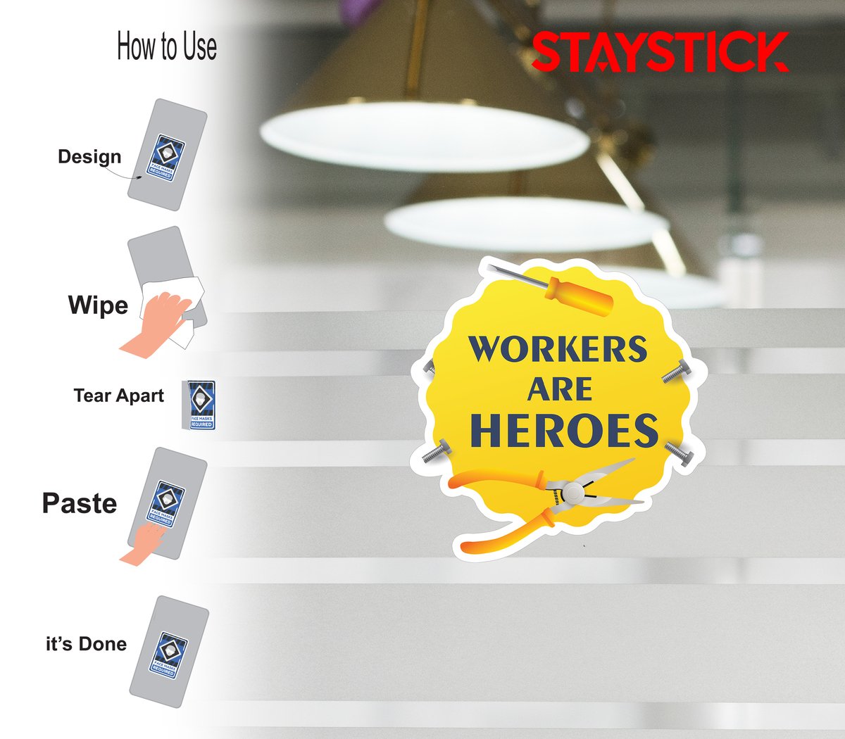 Worker Sticker Premium Vinyl Sticker