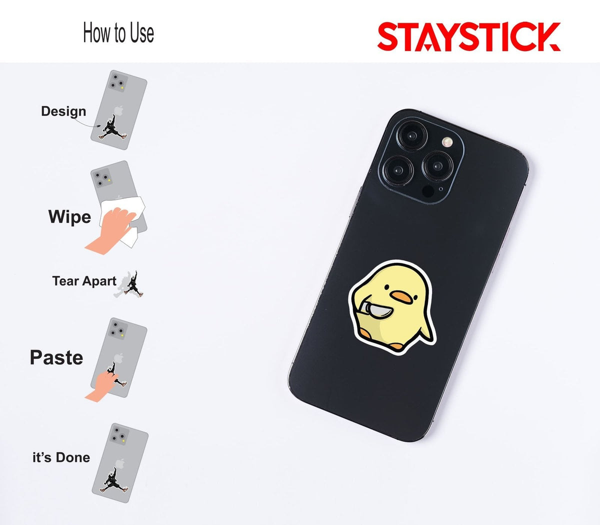 Cartoon Bird Sticker Premium Vinyl Sticker