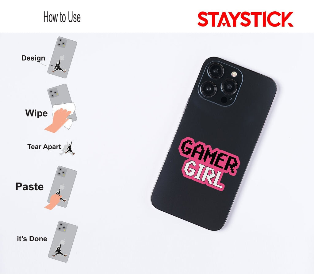 Gamer Girl Sticker Premium Vinyl Sticker