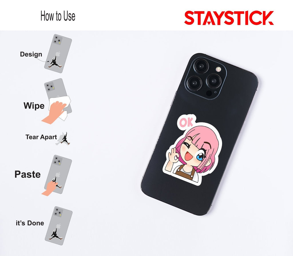 OK STICKER Premium Vinyl Sticker