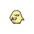 Cartoon Bird Sticker Premium Vinyl Sticker