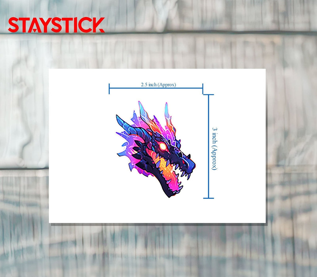 Dragon Face Sticker Premium Vinyl Sticker