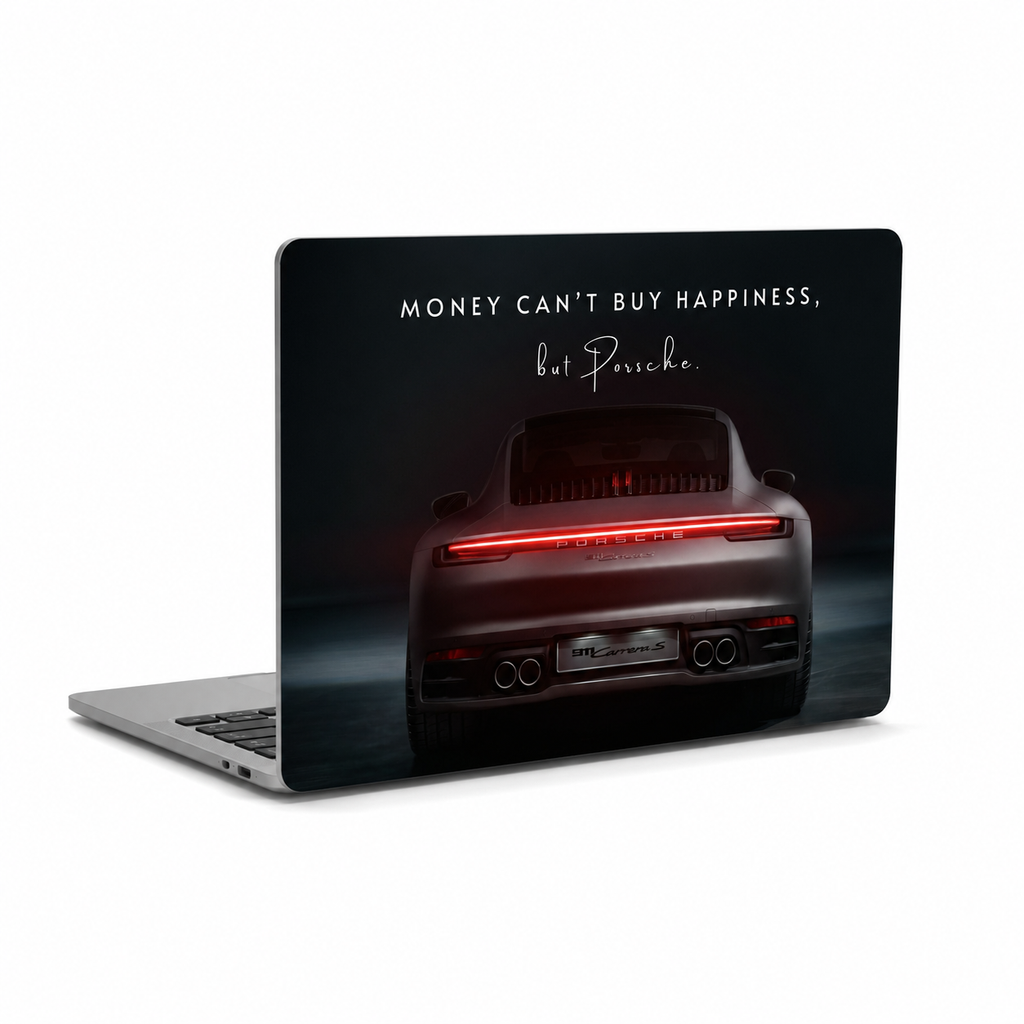 Porsche 911 Carrera S Happiness Laptop Skin