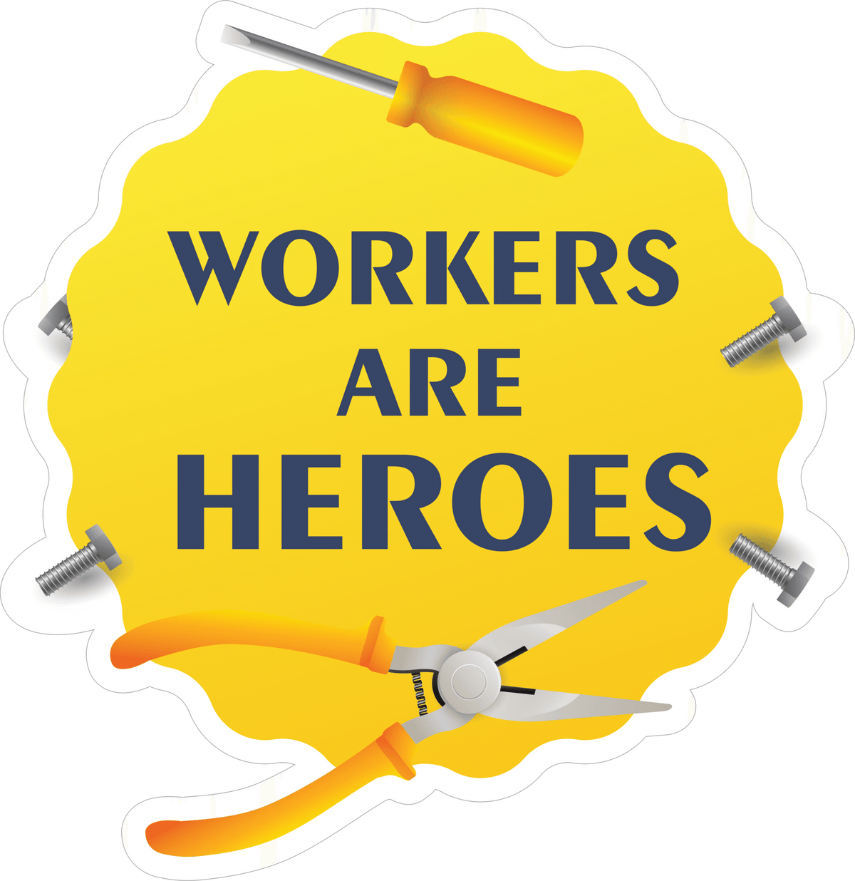 Worker Sticker Premium Vinyl Sticker