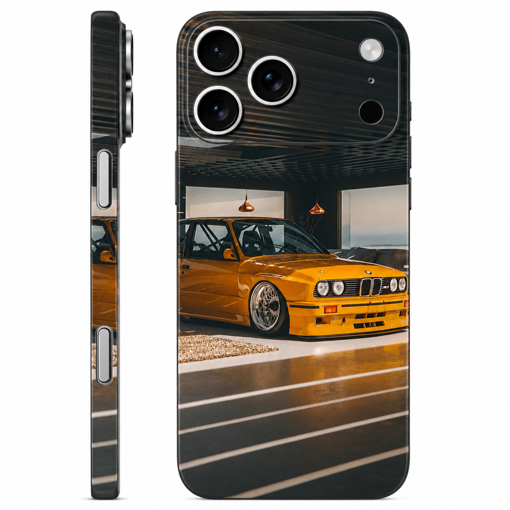 BMW M3 Mobile Skin - Yellow