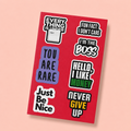 Bold Attitude Quotes Mini Sticker Sheet