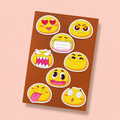 Funny Emoji Reactions Mini Sticker Sheet 2