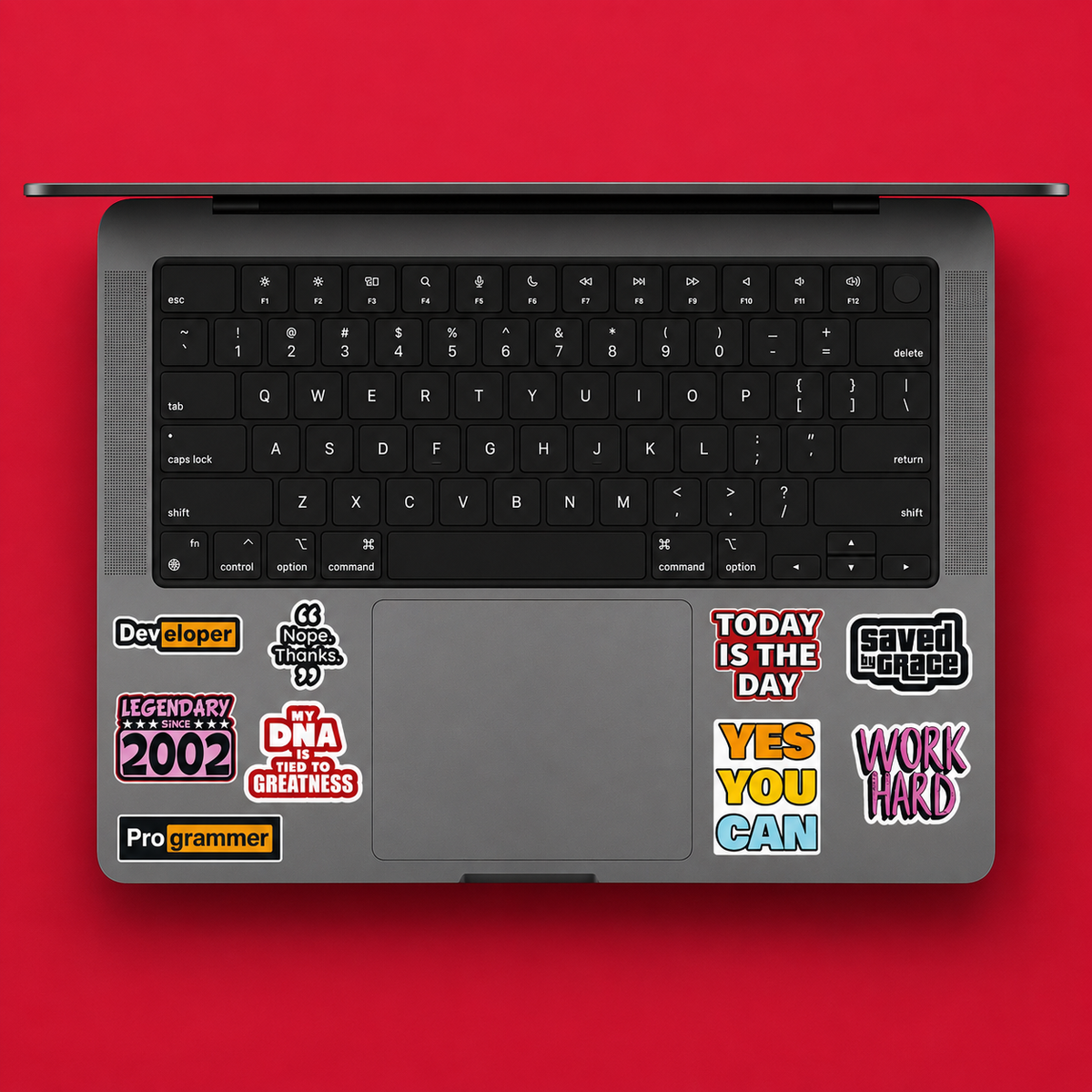 Coder & Hustle Mini Sticker Sheet (9 Vinyl Stickers)