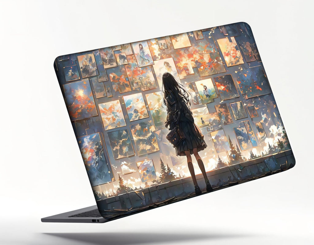 ANIME GIRL SKIN LAPTOP STICKER