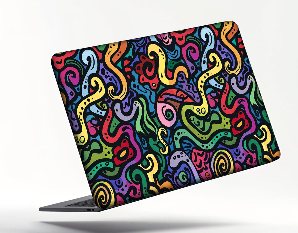 SNAKY DESIGNED SKIN LAPTOP STICKER