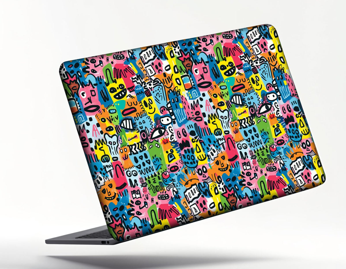 FUNNY CARTOON DESIGNED SKIN LAPTOP STICKER