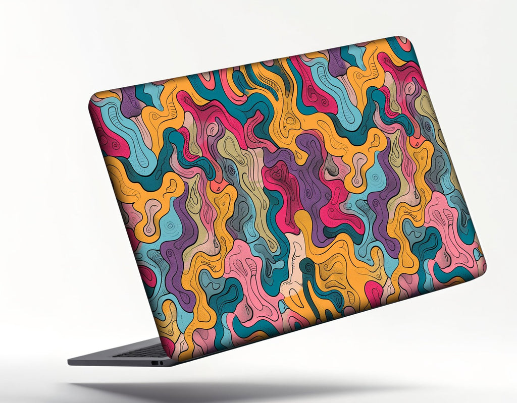 MULTI COLOR DESIGNED SKIN LAPTOP STICKER