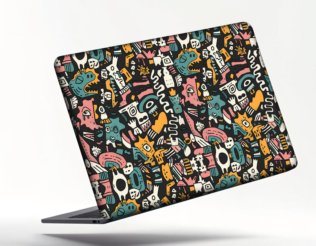 FUNNY MONSTER DESIGNED  LAPTOP STICKER