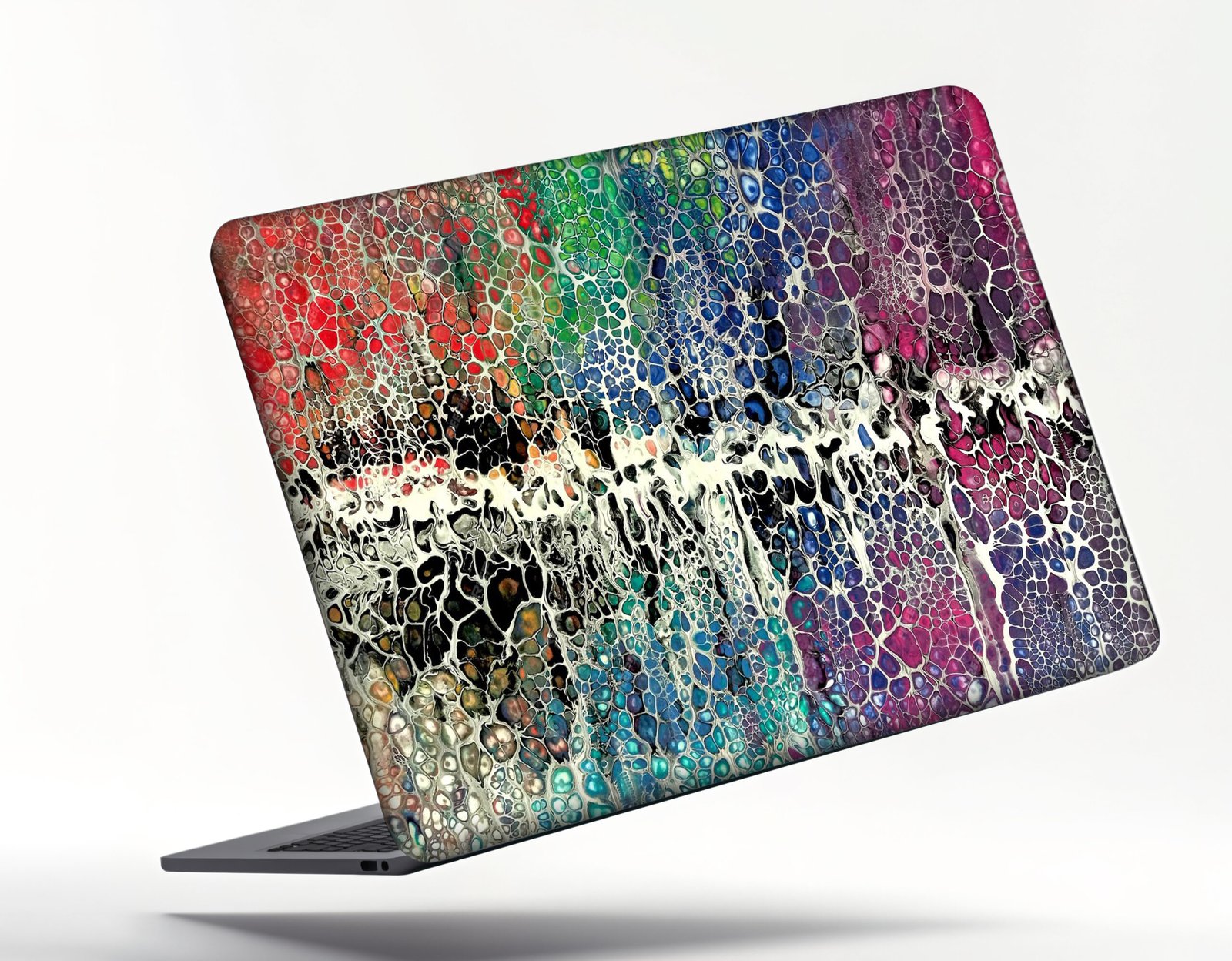 MULTI COCOR DESIGNED LAPTOP STICKER
