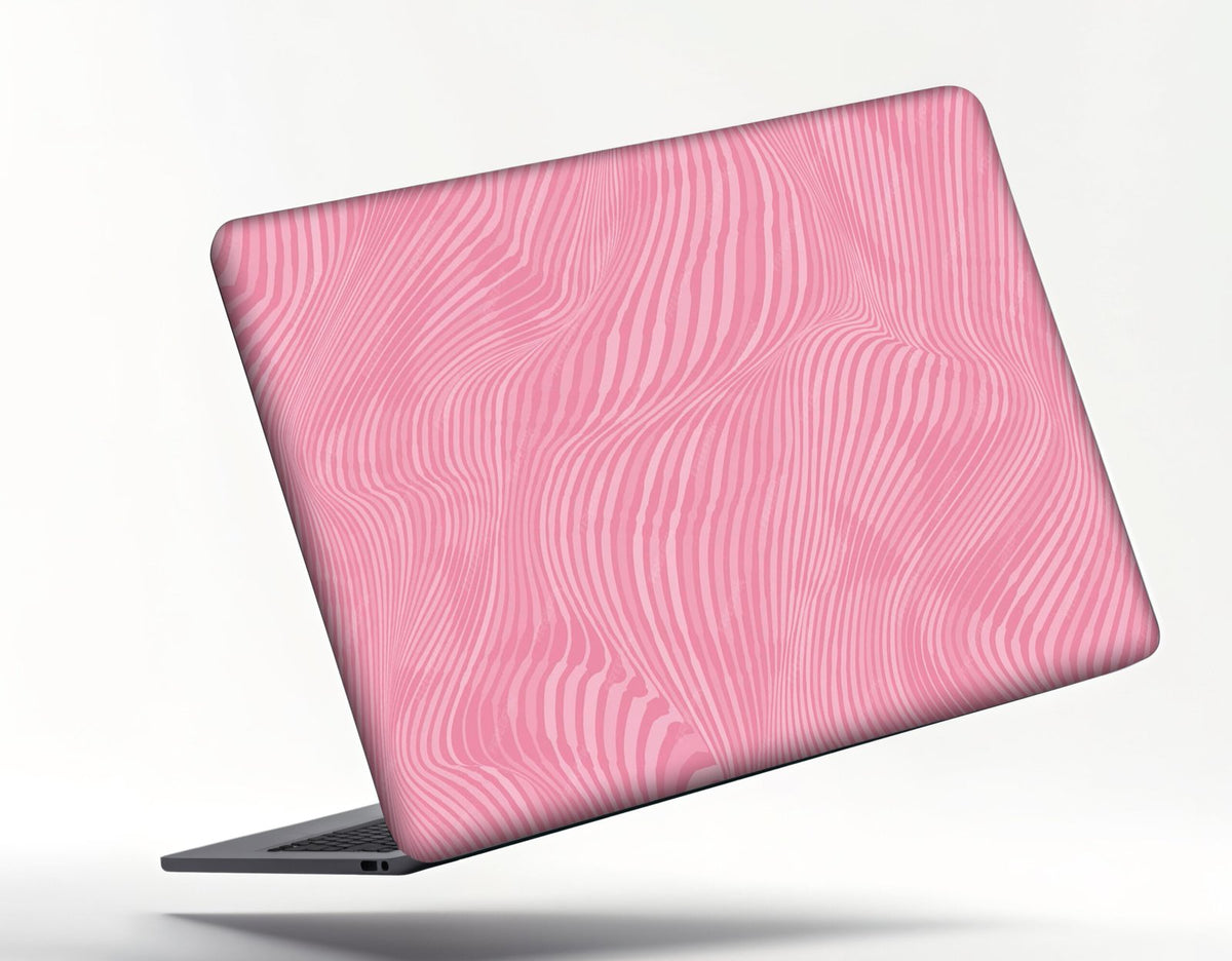 PINK COLOR DESIGNED LAPTOP STICKER