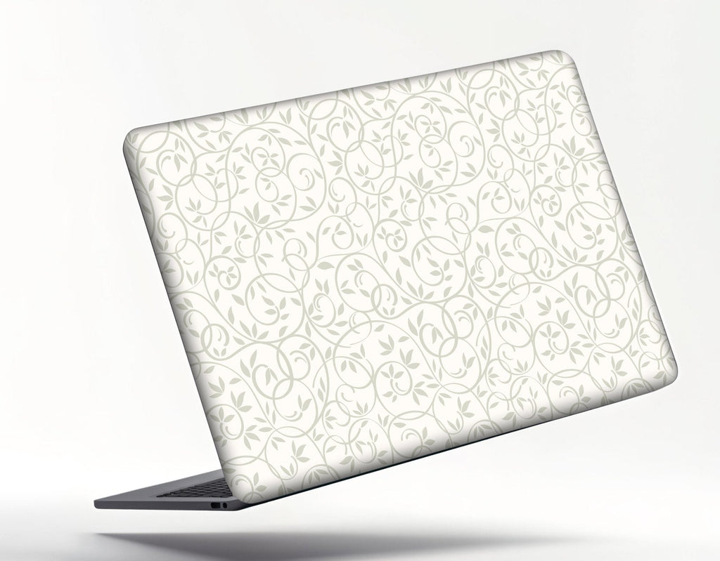 WHITE GRAPHICAL  LAPTOP STICKER