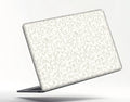 WHITE GRAPHICAL  LAPTOP STICKER