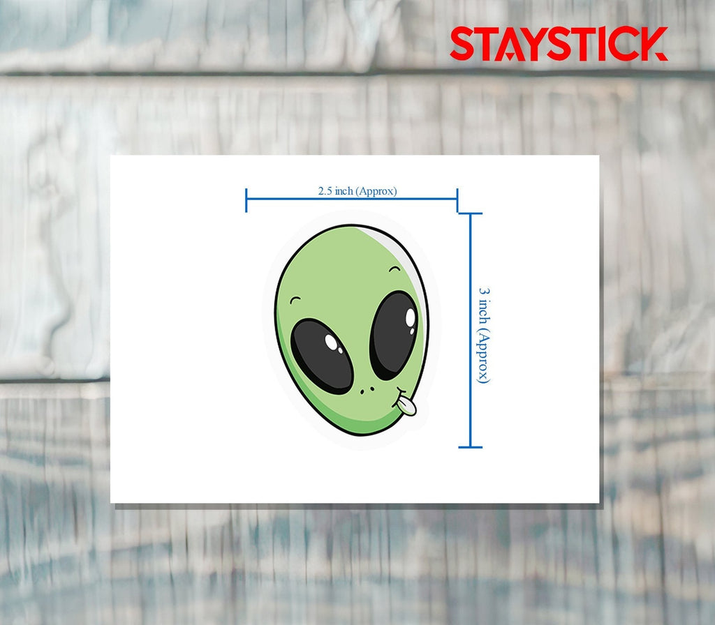 ALIAN STICKER Premium Vinyl Sticker