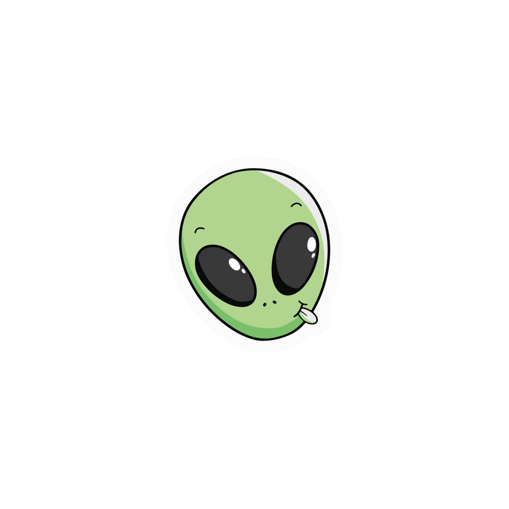 ALIAN STICKER Premium Vinyl Sticker