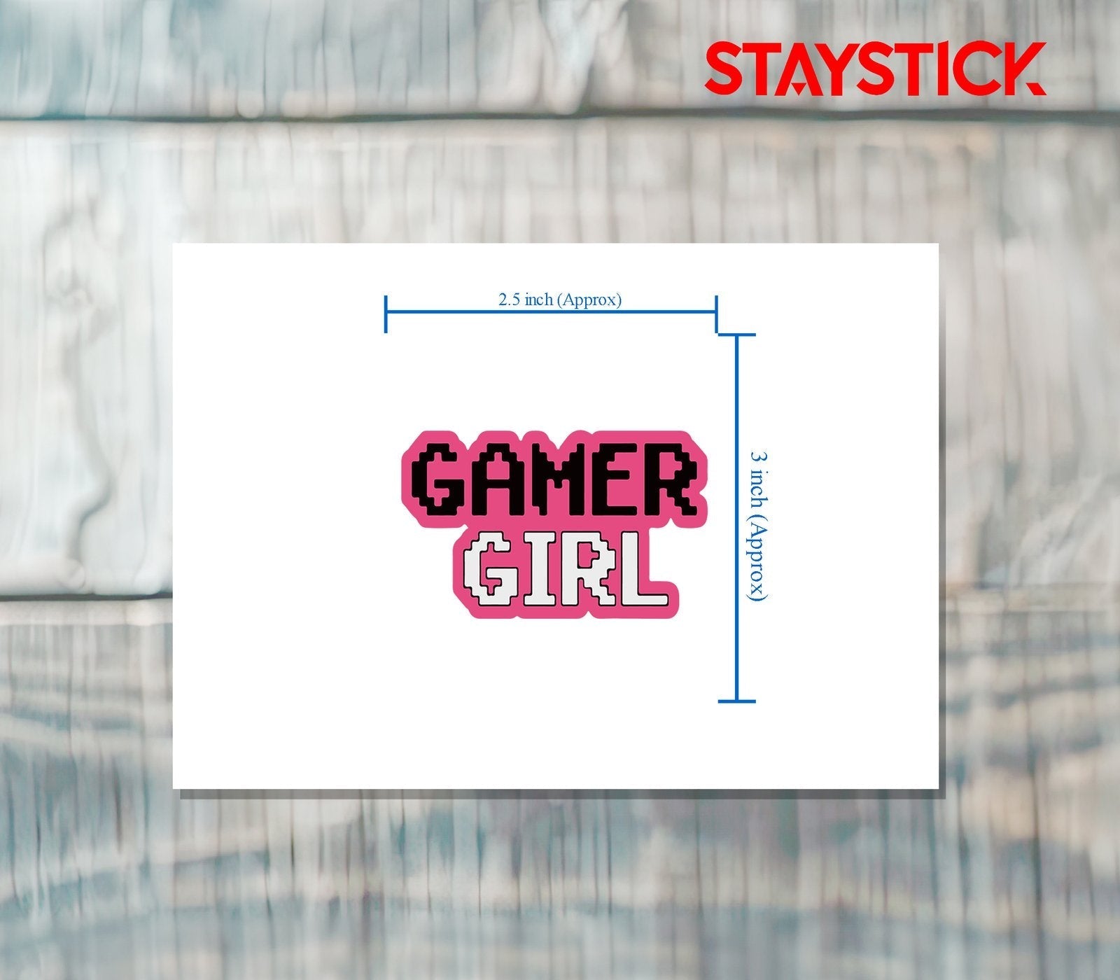 Gamer Girl Sticker Premium Vinyl Sticker
