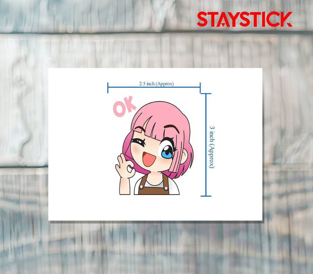 OK STICKER Premium Vinyl Sticker