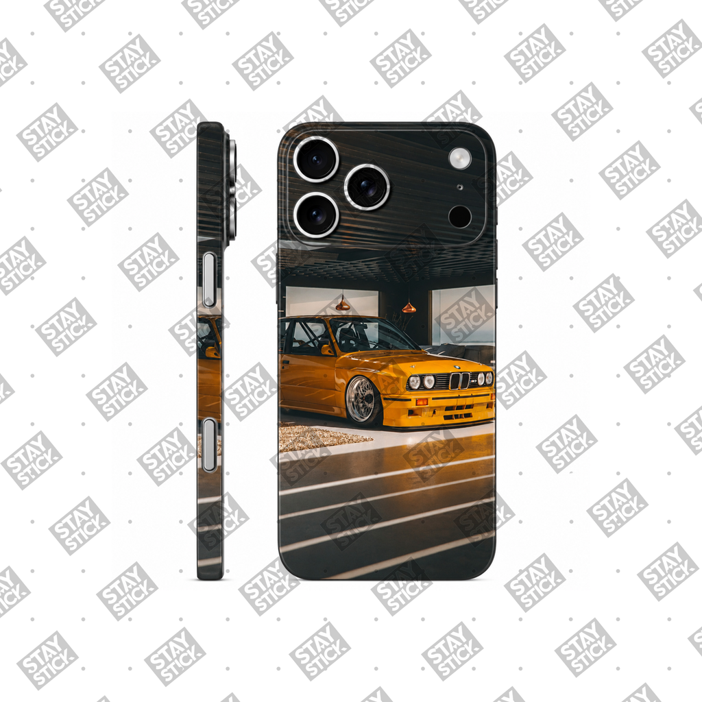 BMW M3 Mobile Skin - Yellow