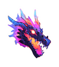 Dragon Face Sticker Premium Vinyl Sticker